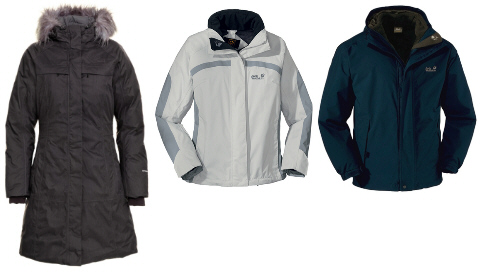 Waterproof jackets and coats from Jack Wolfskin